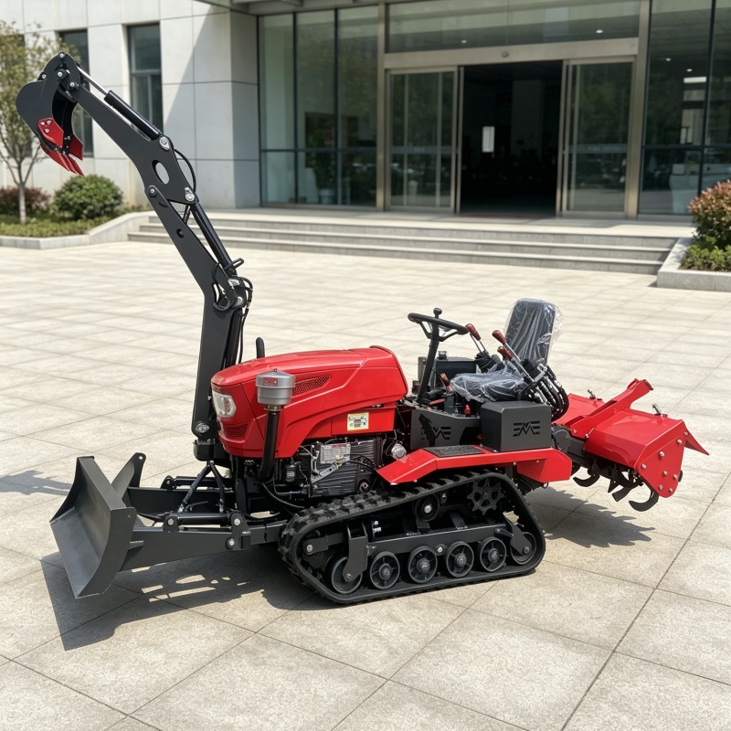 Orchard Sprayer Tractor - Motocultivador Rotativo Personalizado, Chassi Resistente ao