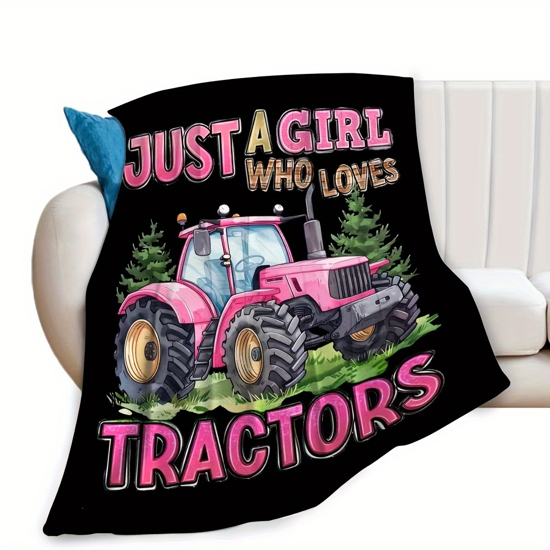 Agriculture Farming Cartoon - Manta Super Macia de Fleece para