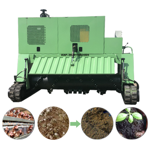 Compost Turner Machine - Máquinas Agrícolas, Tratores, Máquinas Totalmente Automáticas