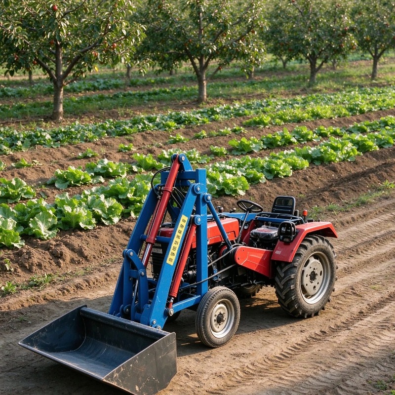 Farming Agriculture Jobs - Carregador frontal hidráulico compacto para tratores