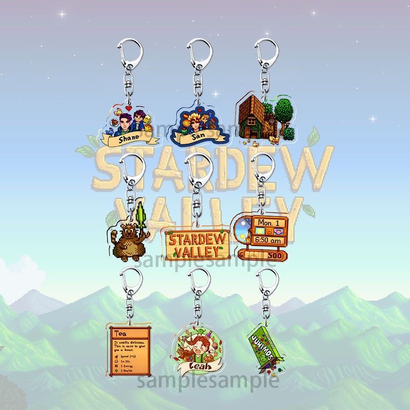 Chaveiro de Acrílico Pixel Sta - Farming Japan avaliação e preço
