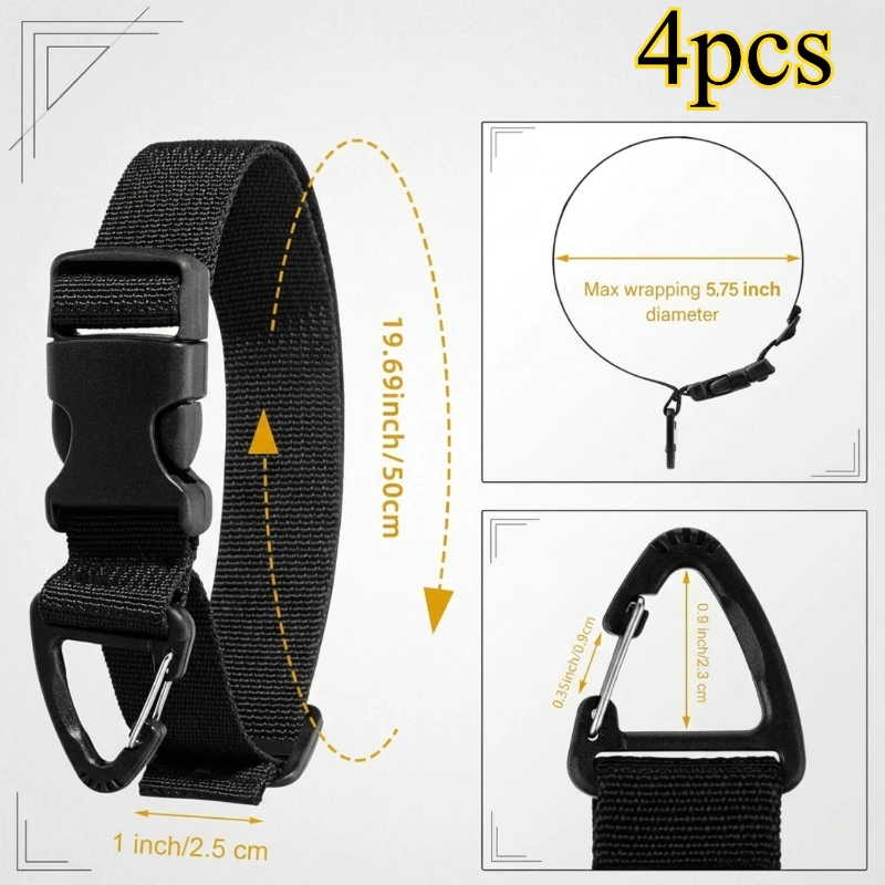 Conjunto de 4 Abraçadeiras Aju - Farming And Agriculture avaliação e preço